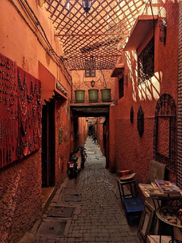 Calles de la medina de Marrakech